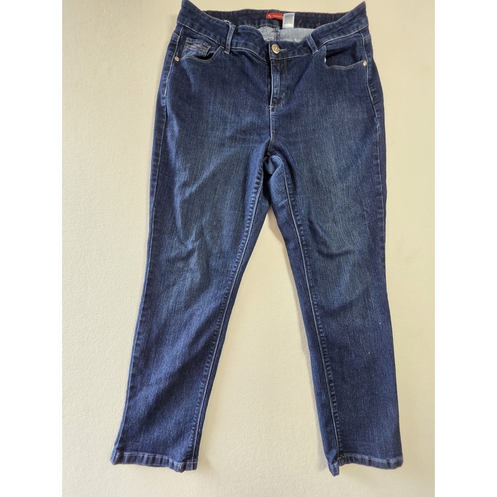 Dressbarn DB Established 1962 Womens Jeans Size 16 Dark Wash Straight Leg...